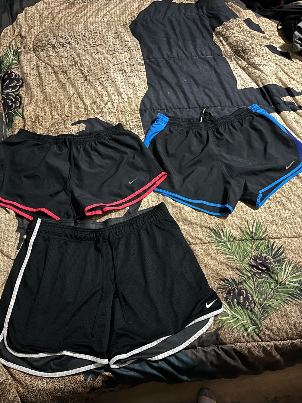 (3) EUC WOMENS NIKE SHORT BUNDLE SIZE LARGE